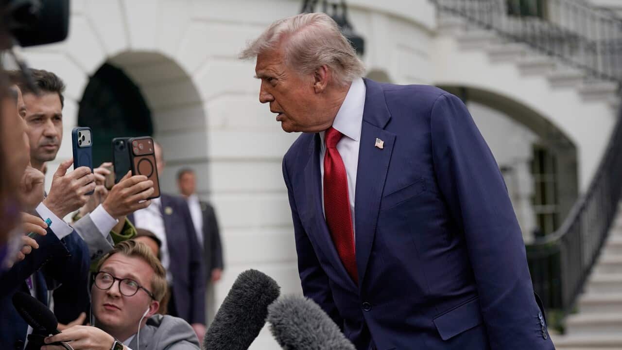 US President Donald Trump - AAP.