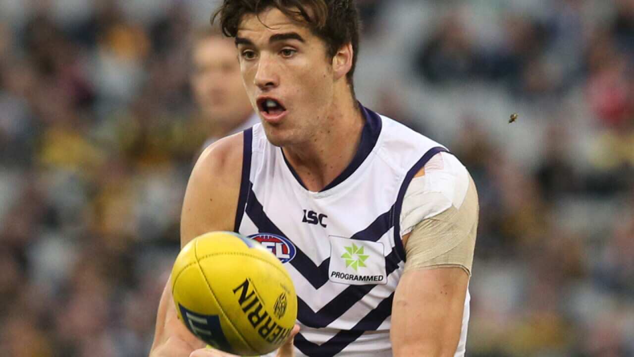 Alex Pearce in action for Fremantle