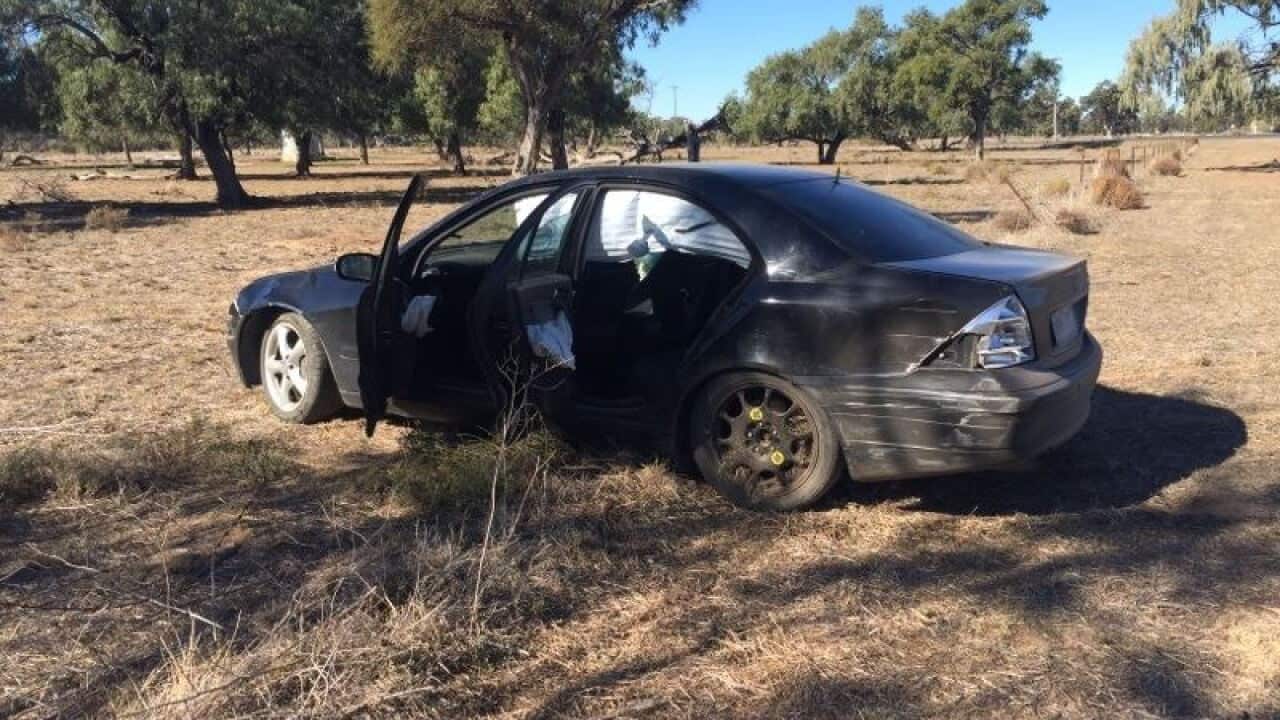 Stolen black Mercedes Benz 