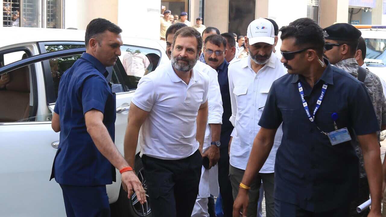 India Opposition Leader Rahul Gandhi