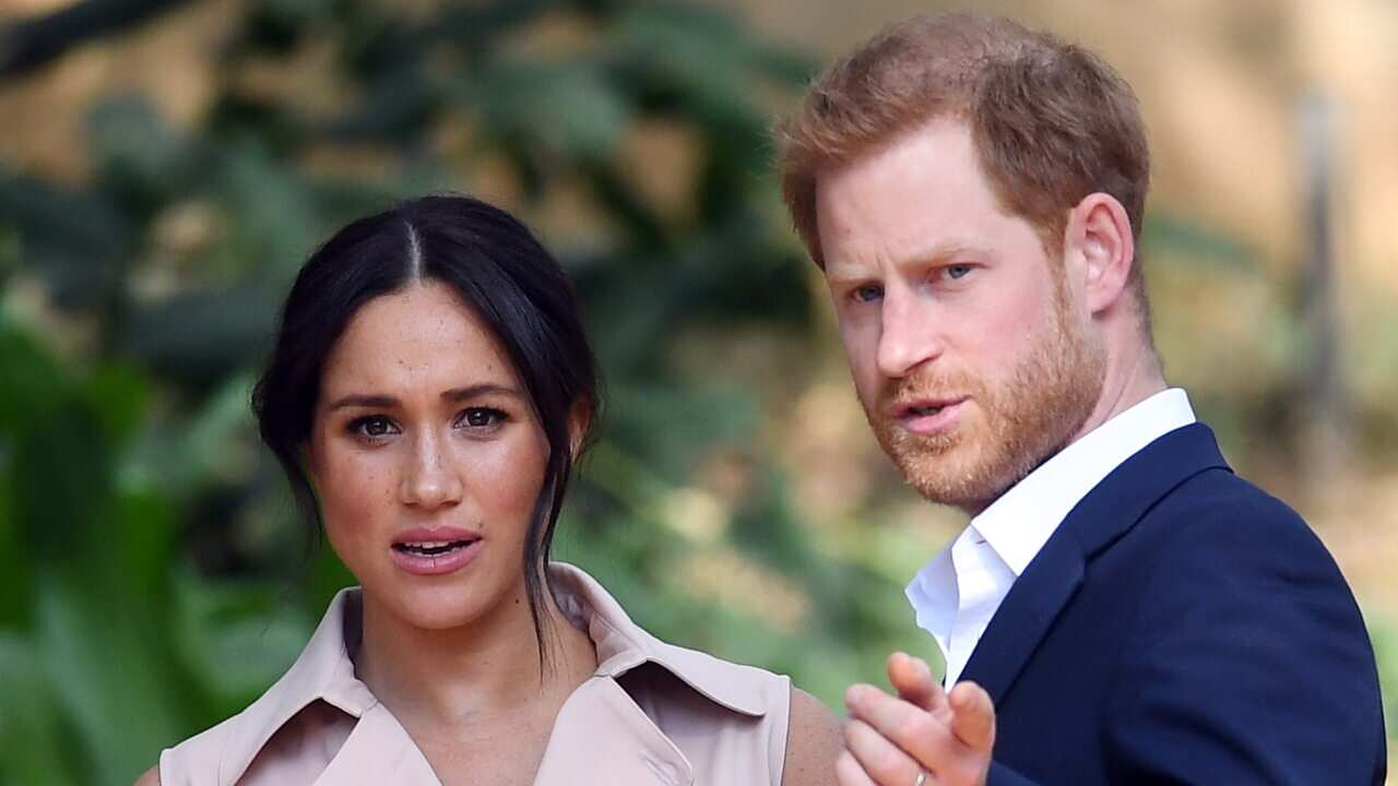 Prince Harry, Duke of Sussex, and his wife Meghan, Duchess of Sussex.