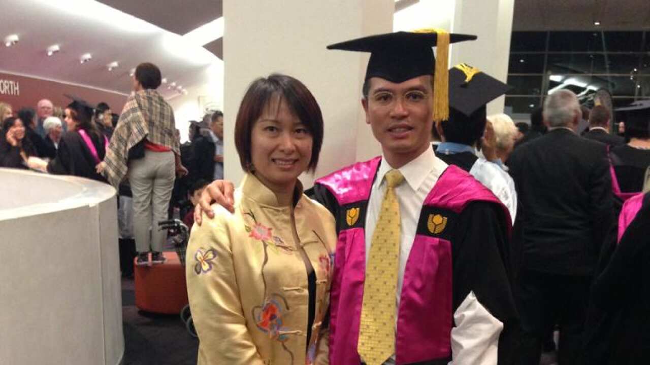 Richard Wong and wife