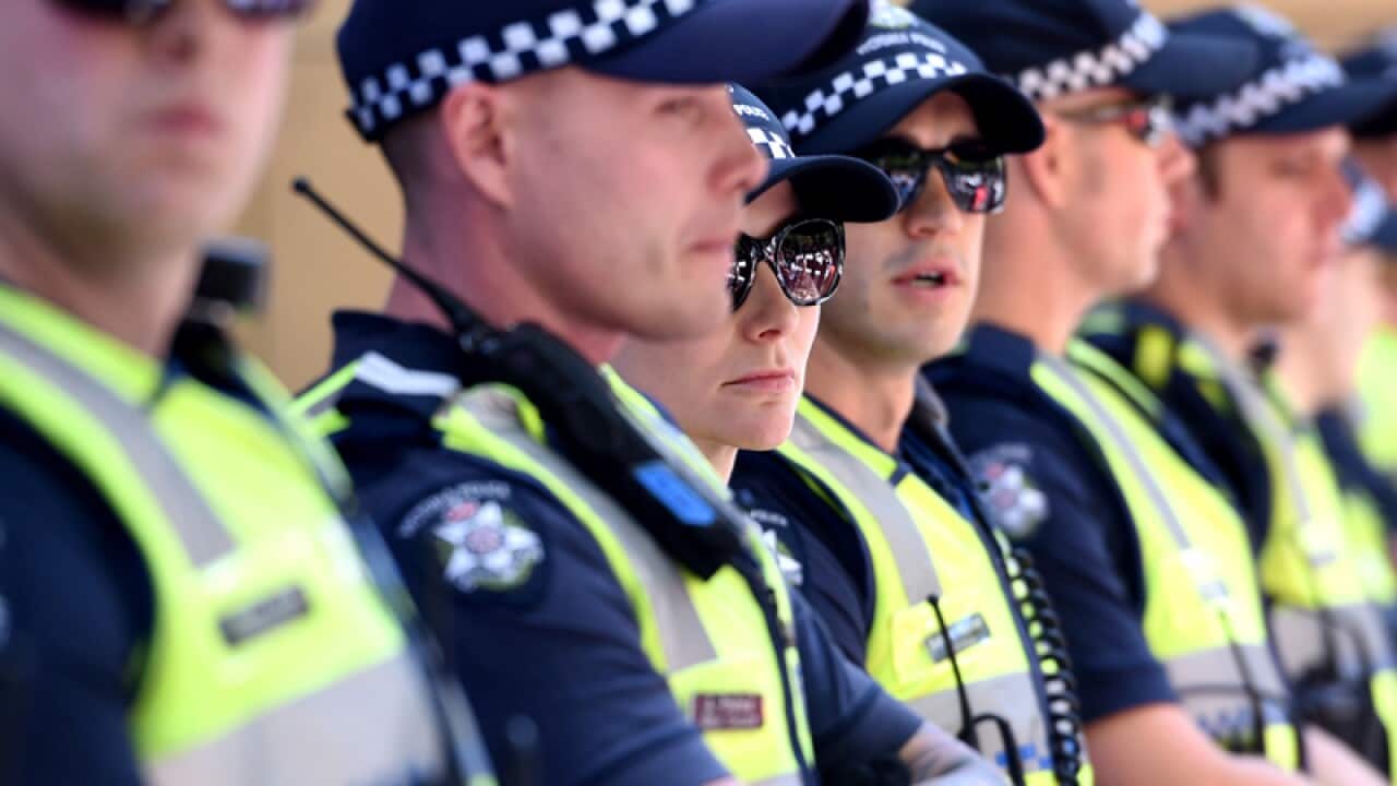 Victoria Police officers