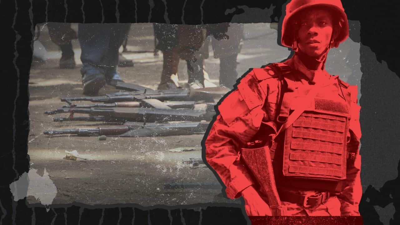 The government is trying to ramp-up the sale of military equipment under an ambitious plan to make Australia a global weapons-making powerhouse.