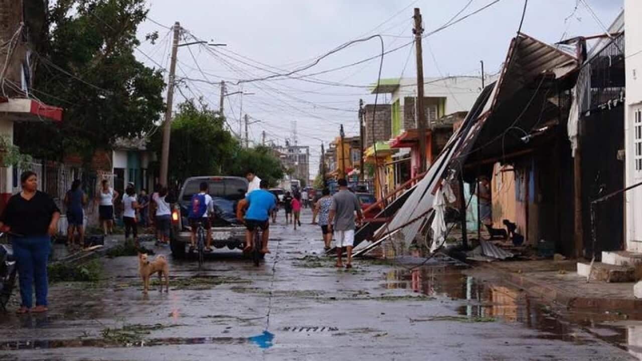The Mexican town of Escuinapa after Hurricane Willa