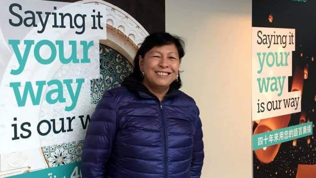 Austria based Filipina Dr Bethel Diokno Schnitzlein at SBS Studio at the Federation Square, Melbourne