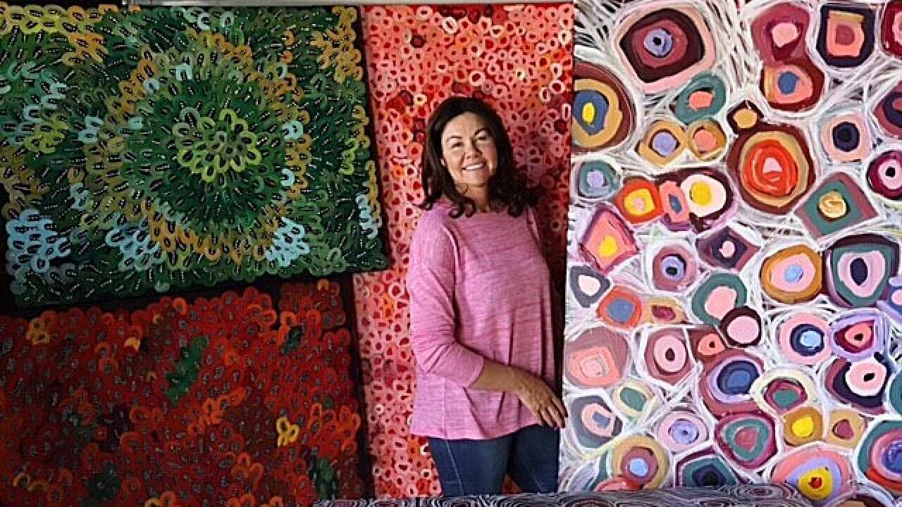 Contemporary Wiradjuri Artist, Maria Watson-Trudgett