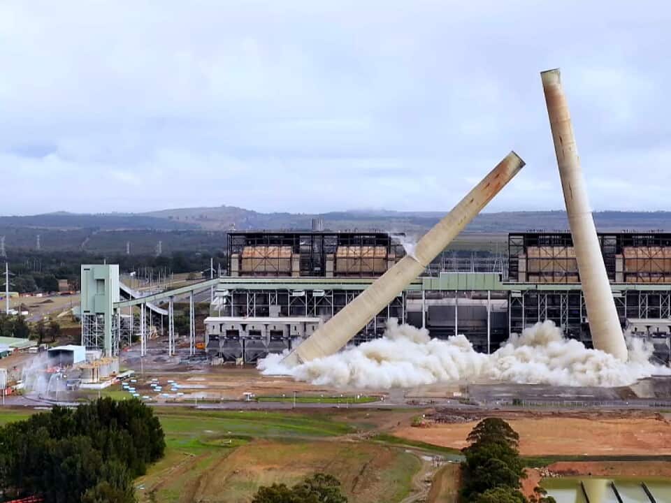Liddell Power Station decommissioning gets underway with the bringing down of chimneys (SBS).jpg