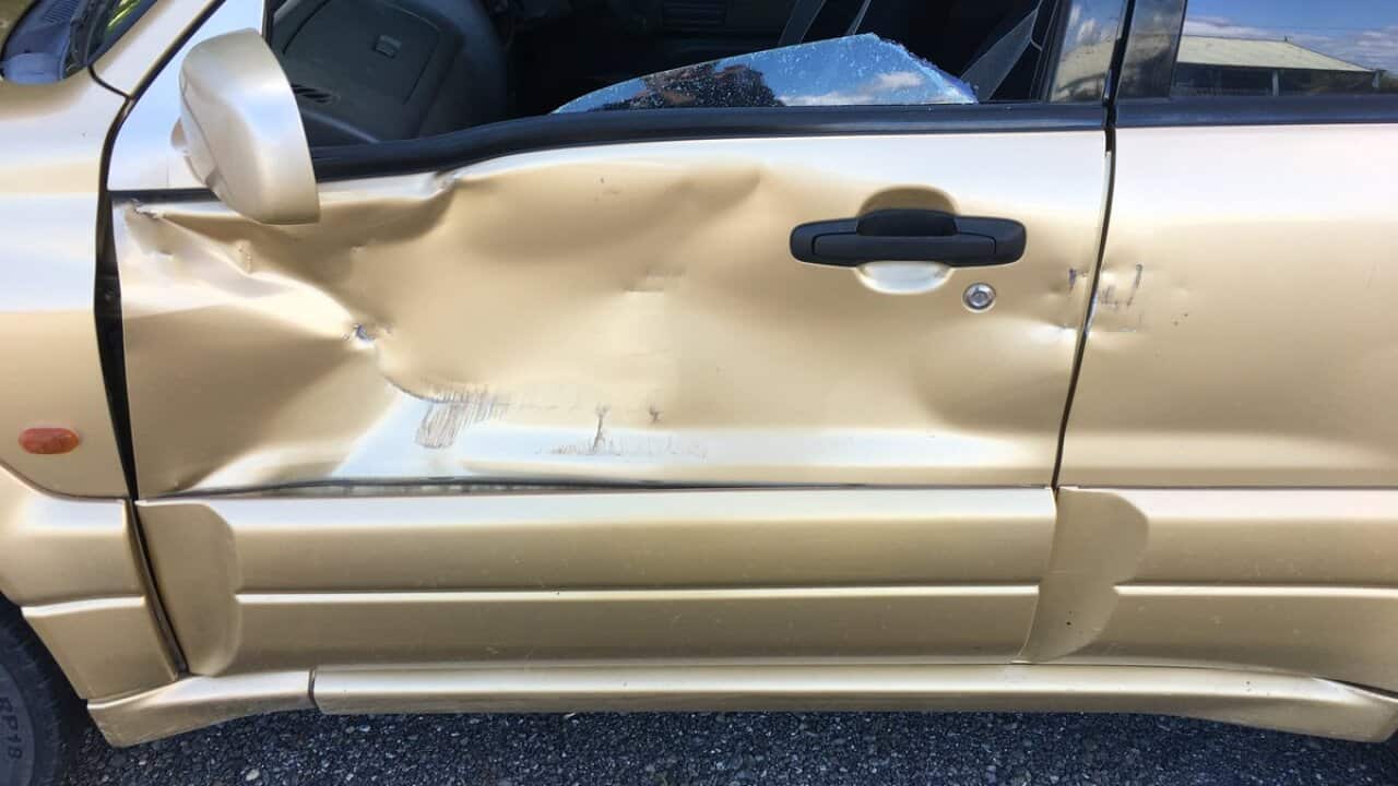 The man allegedly rammed the activist's car twice at Sumac in the Tarkine rainforest last month.