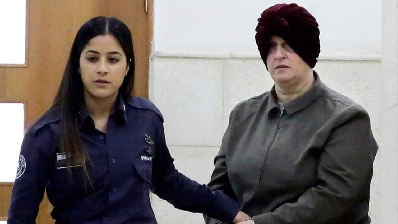 Malka Leifer in a Jerusalem Court