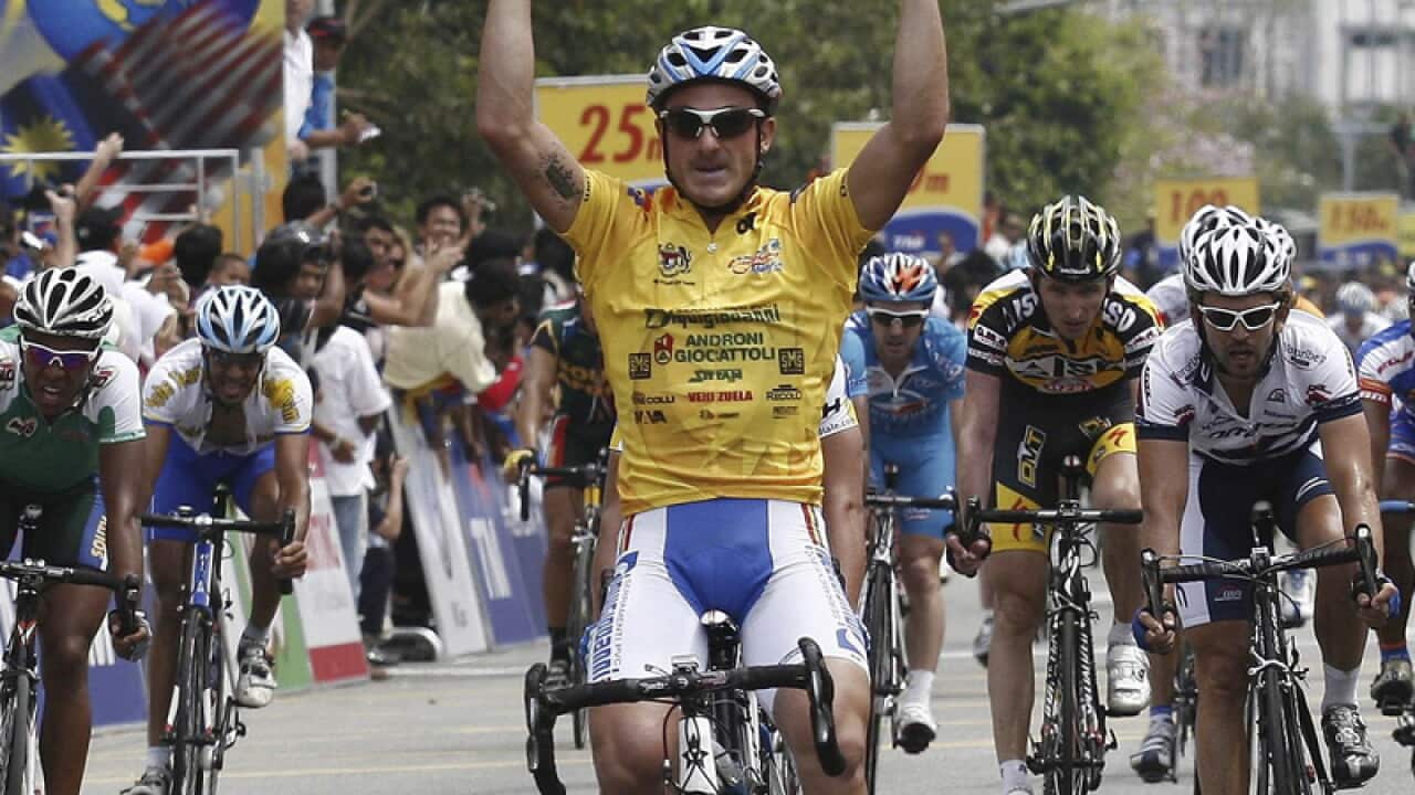 Italian cyclist Mattia Gavazzi