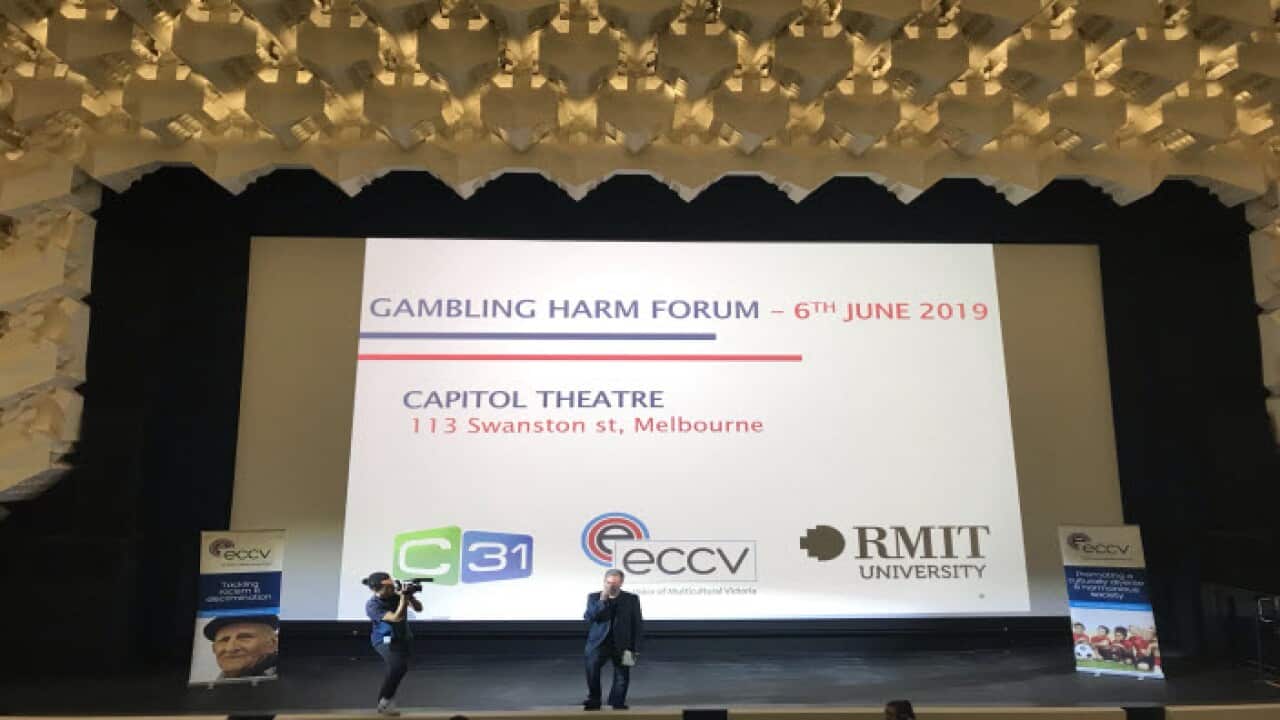 The Gambling Harm forum at the Capitol Theatre in Melbourne