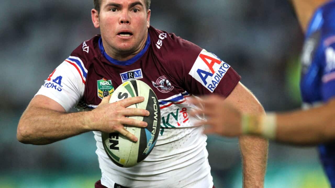 Manly centre Jamie Lyon