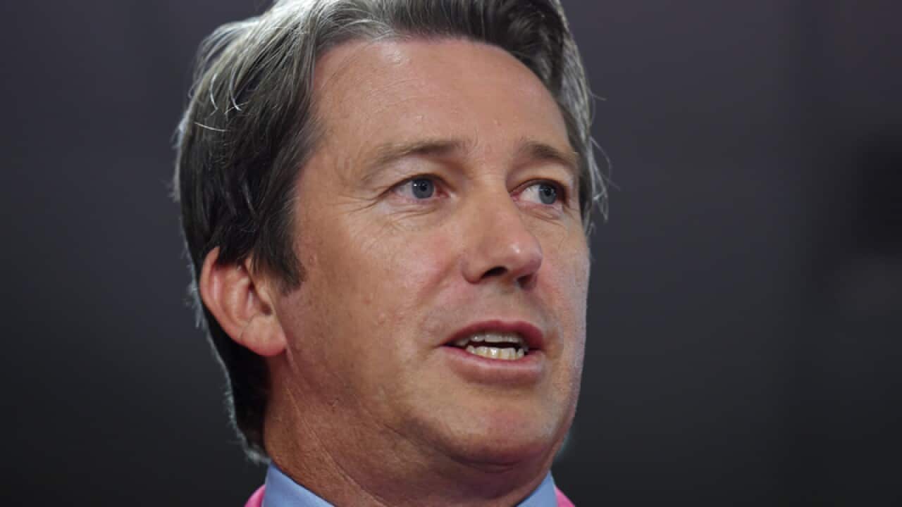 Former Australian cricket player Glenn McGrath