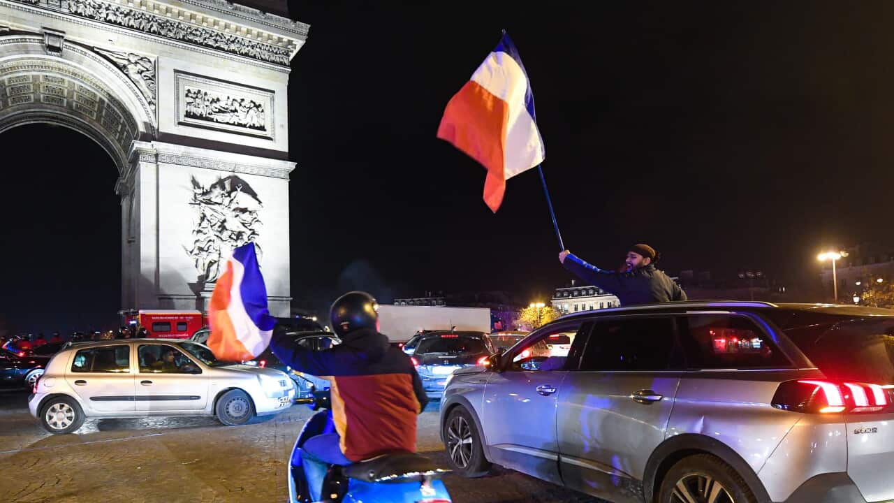France: Fans celebrate after France advances to World Cup Finals