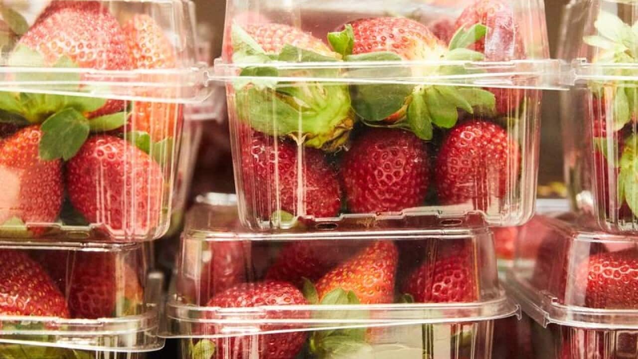 Strawberry punnets.