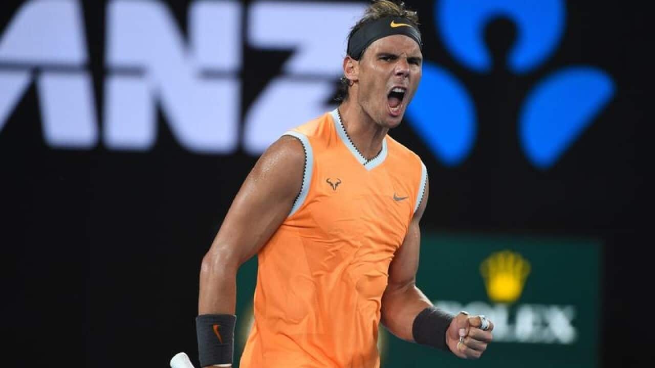 Rafael Nadal of Spain.