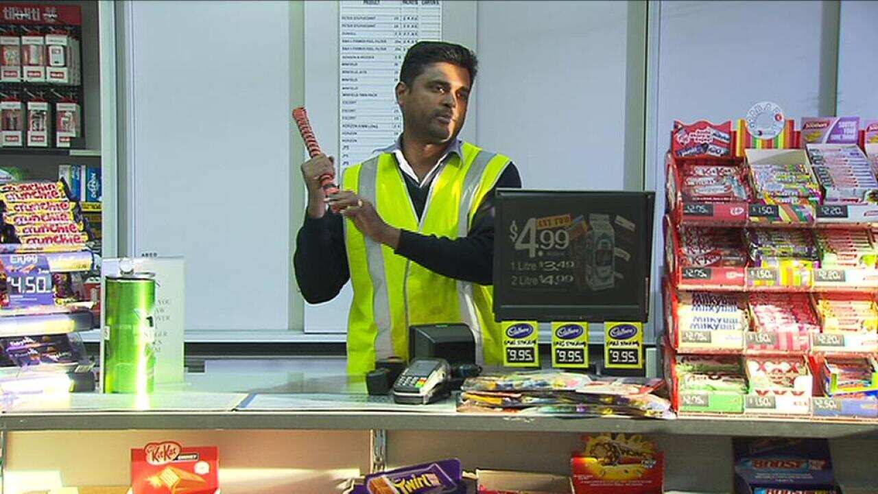 Service station attendant