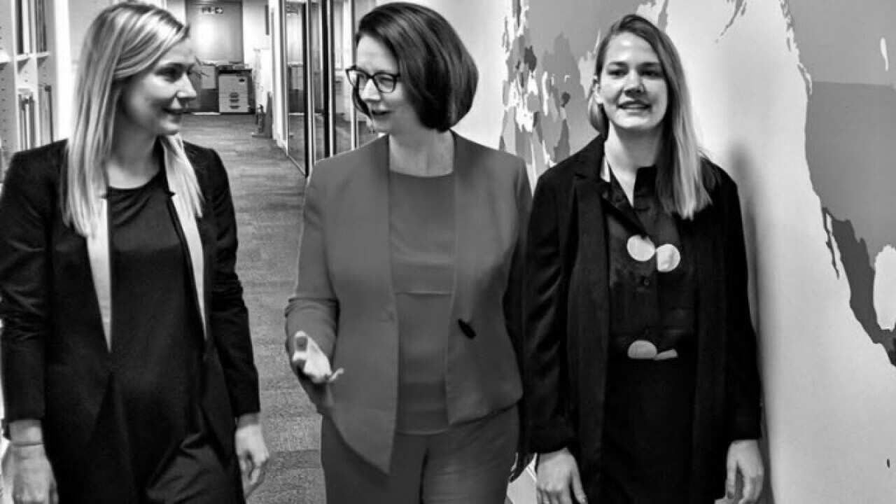 Julia Gillard launched the Global Institute for Women's Leadership at King's College London.