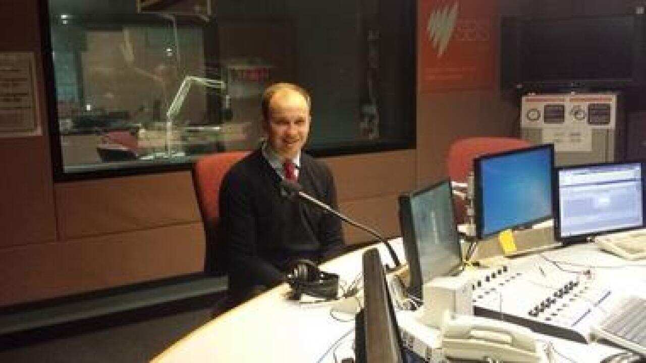MP Matt Kean in SBS studio (file image)