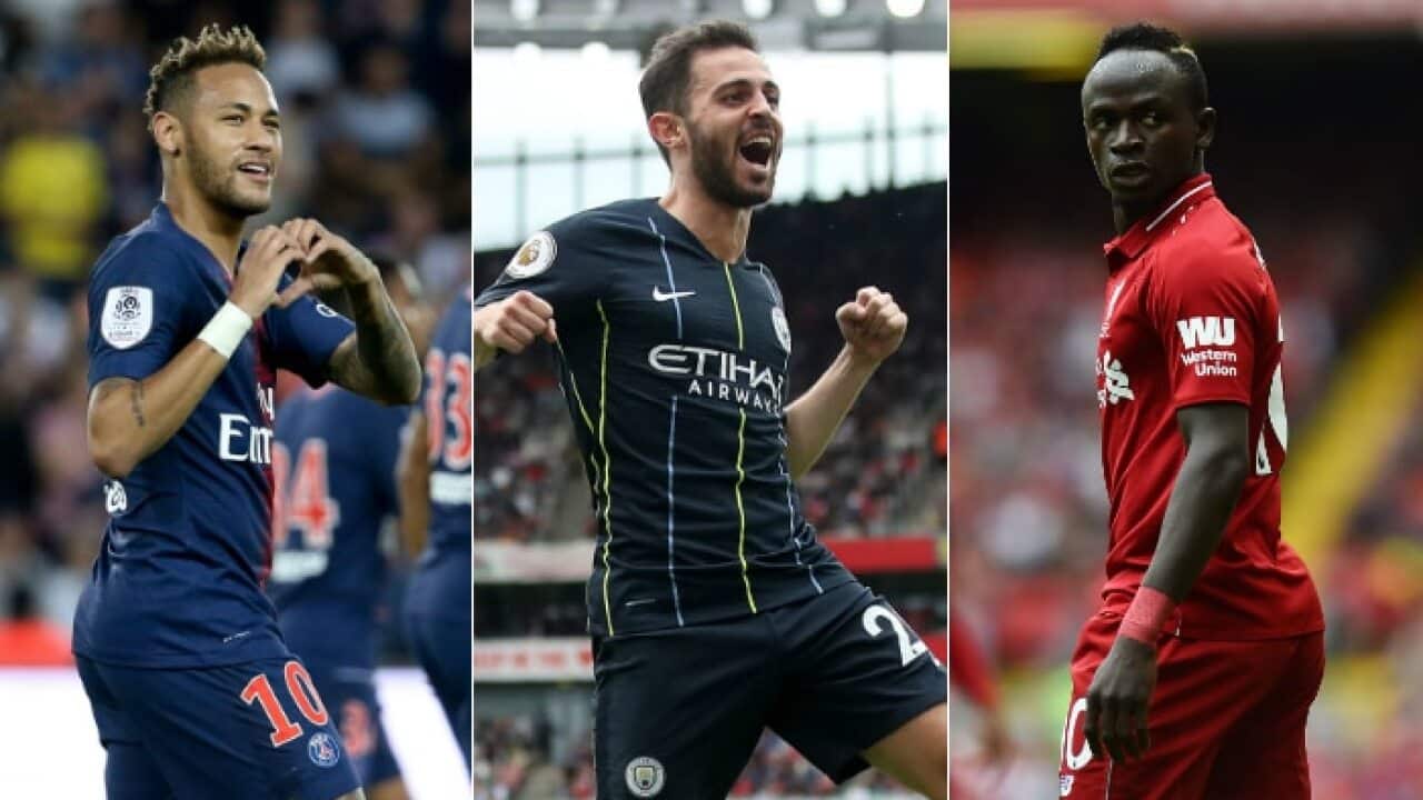 Neymar, Silva, Mane