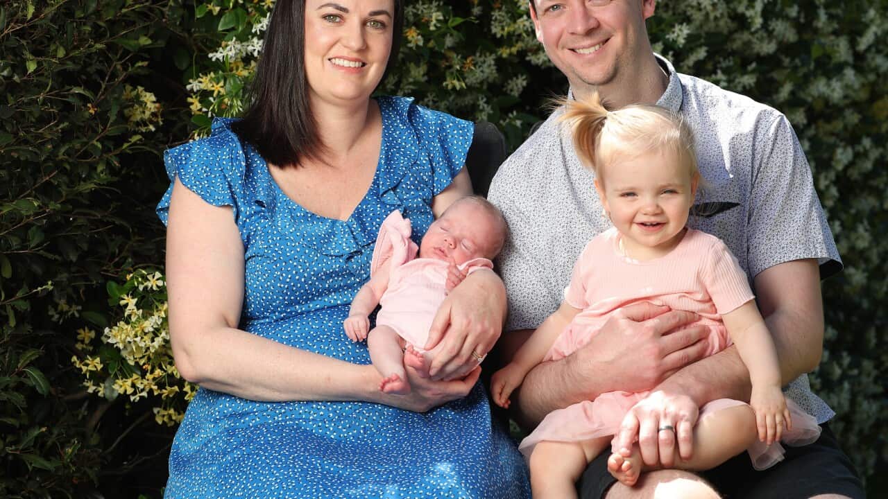 昆州早產女嬰 Saylor Thomson 與一家人