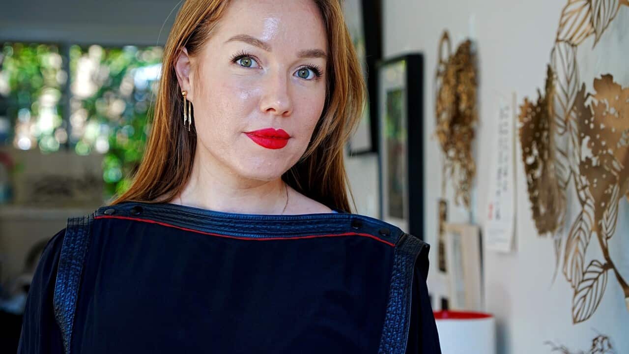 Artist Elysha Rei says her latest work explores the lesser-known history of Japanese migrant workers in Australia including her own family history_SBS_Jesmine Cheong.jpg