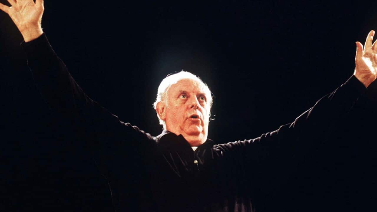 Italian playwright and actor Dario Fo