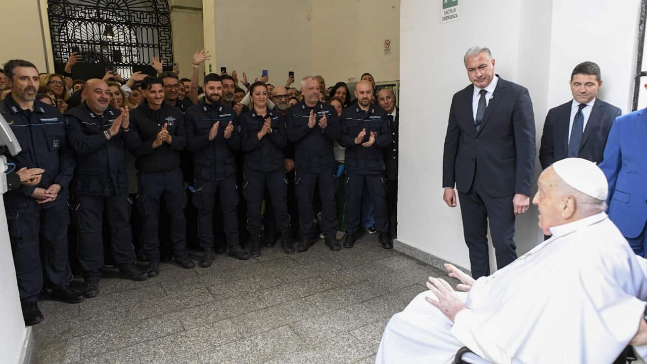 Pope Francis visits Rome's Regina Coeli Prison	