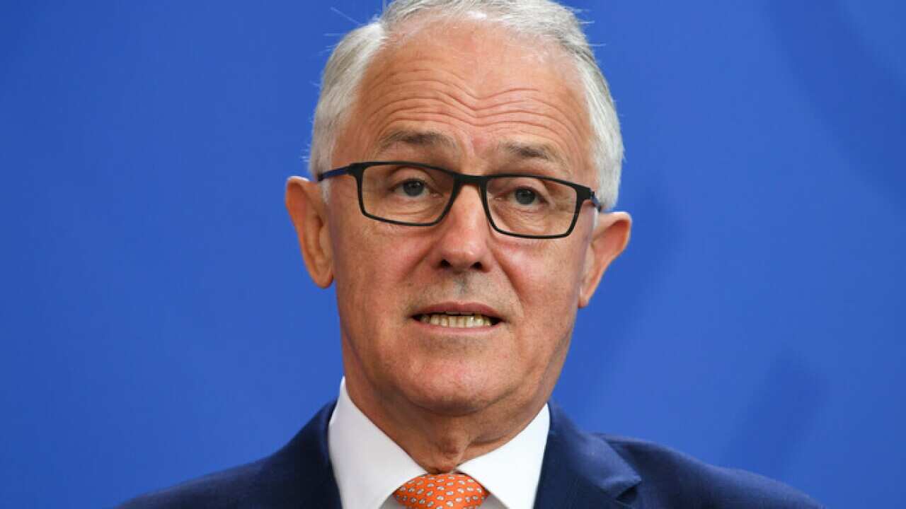 Prime Minister Malcolm Turnbull ... playing down ads