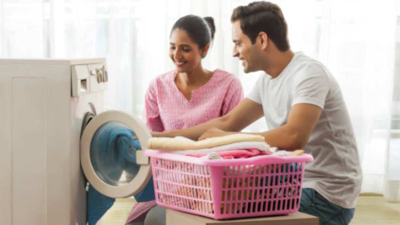 Indian couple household