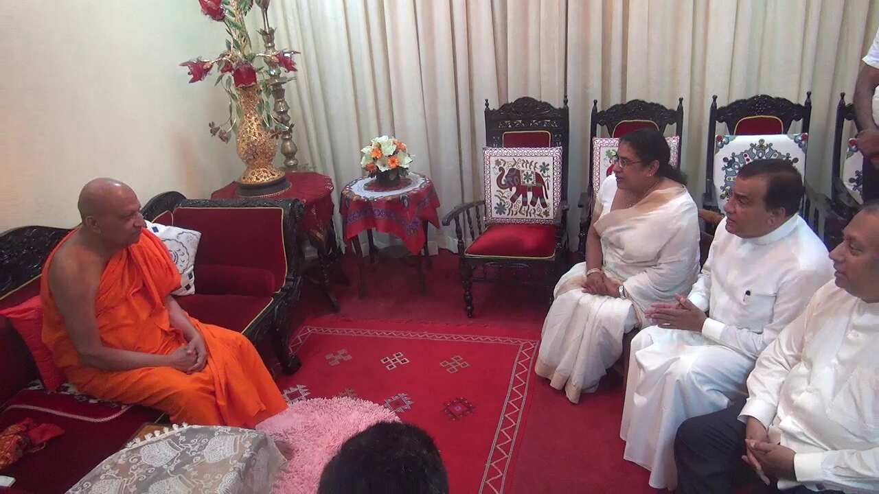 Newly appointed justice minister in Sri Lanka -