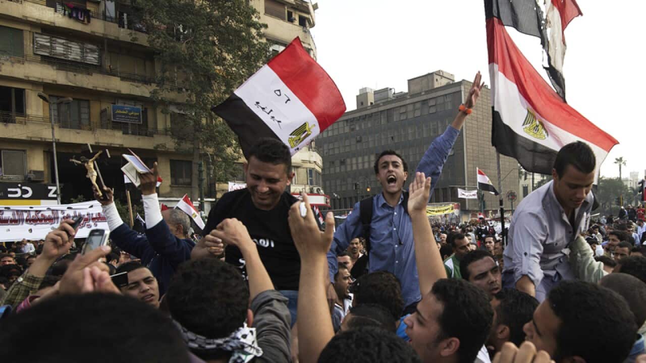 Tens of thousands protest across Egypt