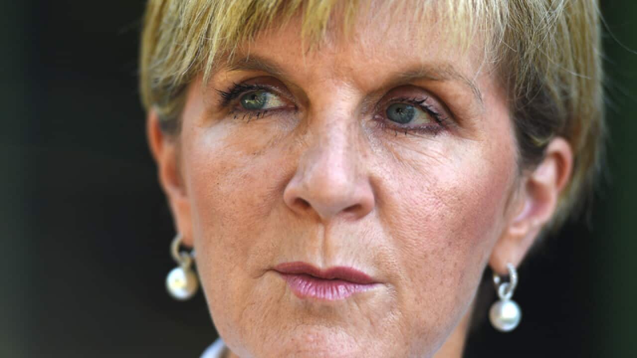 Minister for Foreign Affairs Julie Bishop