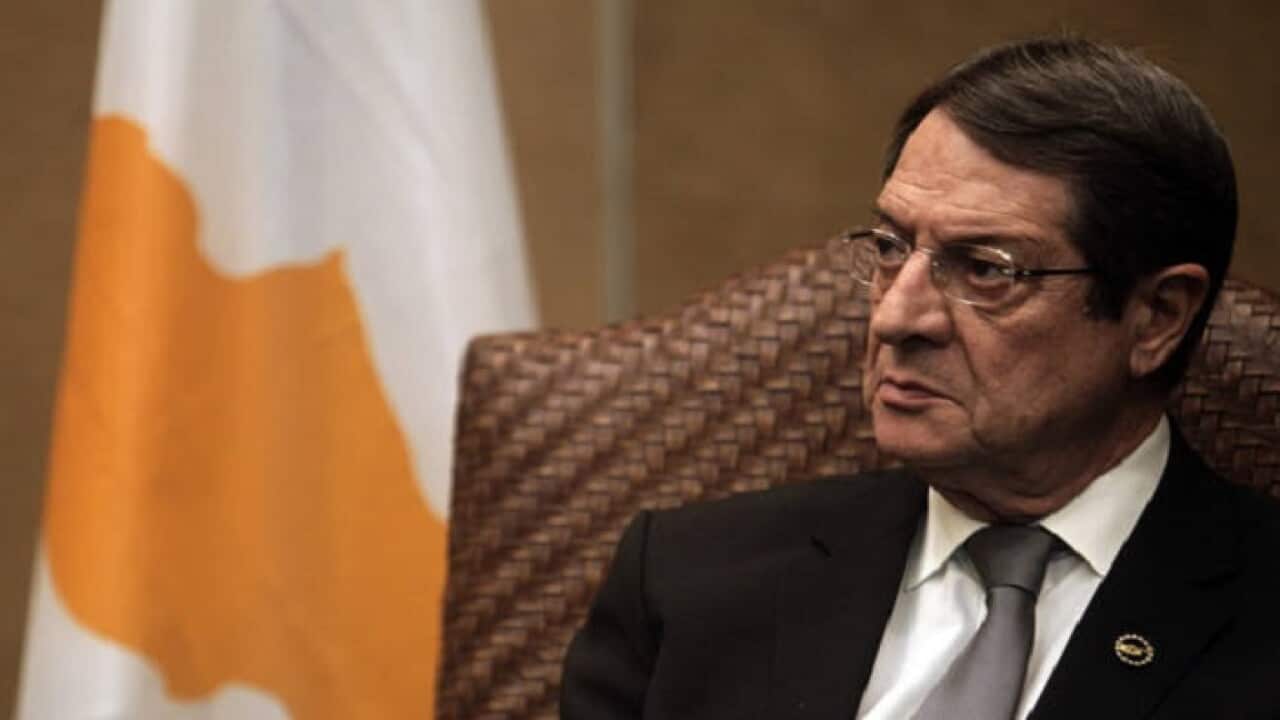 Cyrpus's President Nicos Anastasiades