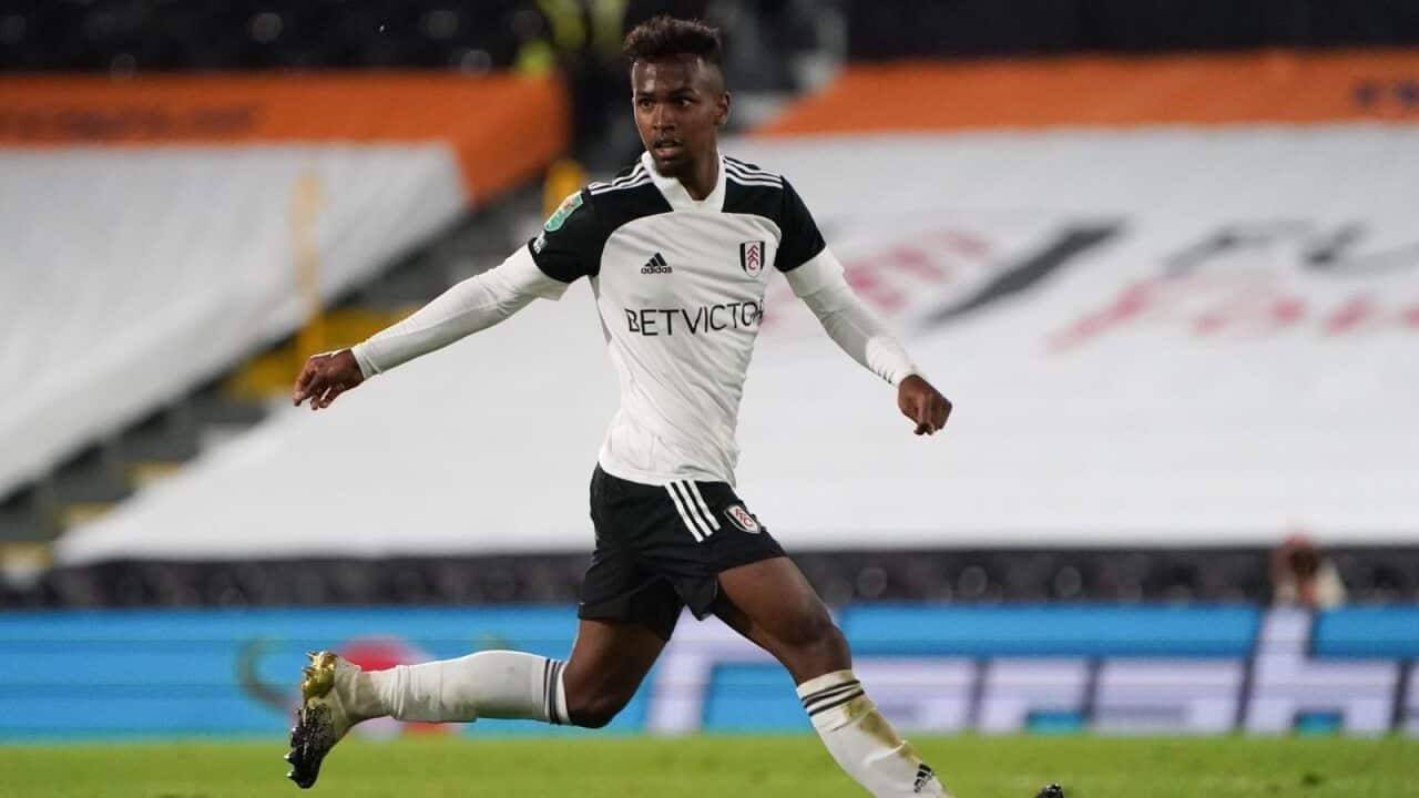 Tyrese Francois in action for Fulham in the Carabao Cup
