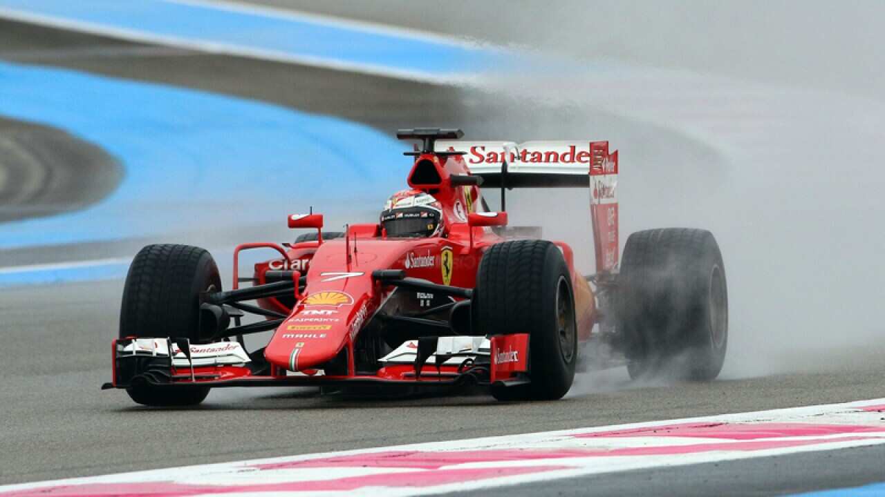 Ferrari driver Kimi Raikkonen.