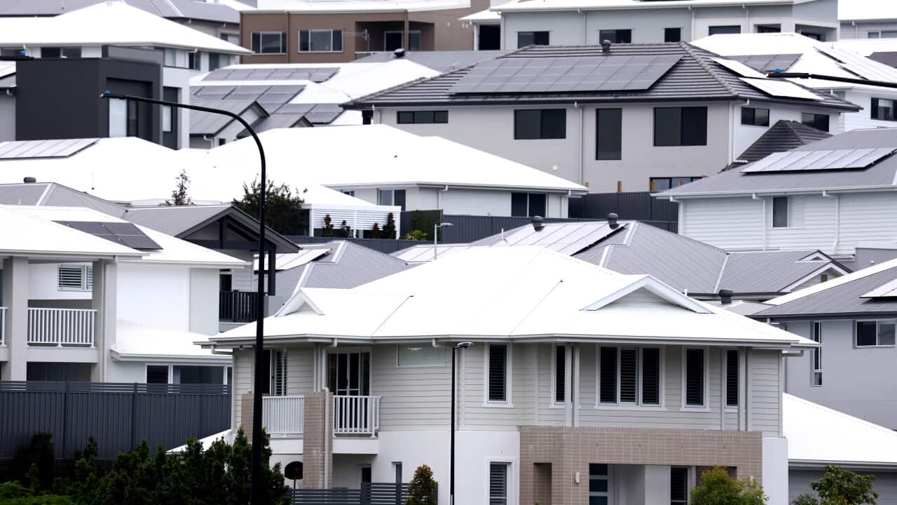 Modern Australian homes, in a mix of beige and black colours