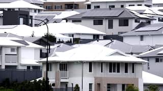 Modern Australian homes, in a mix of beige and black colours