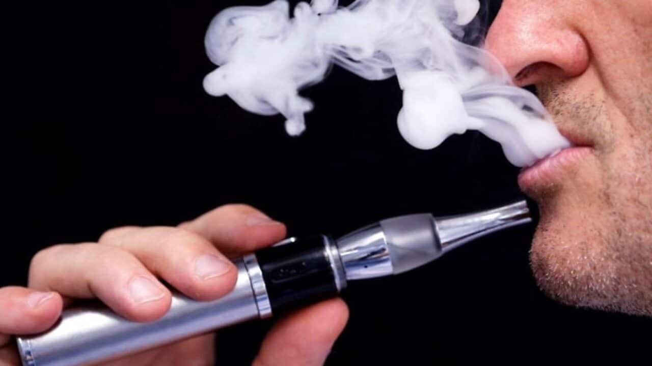 E-cigarette users in NSW could be fined up to $550 if caught vaping in public spaces.