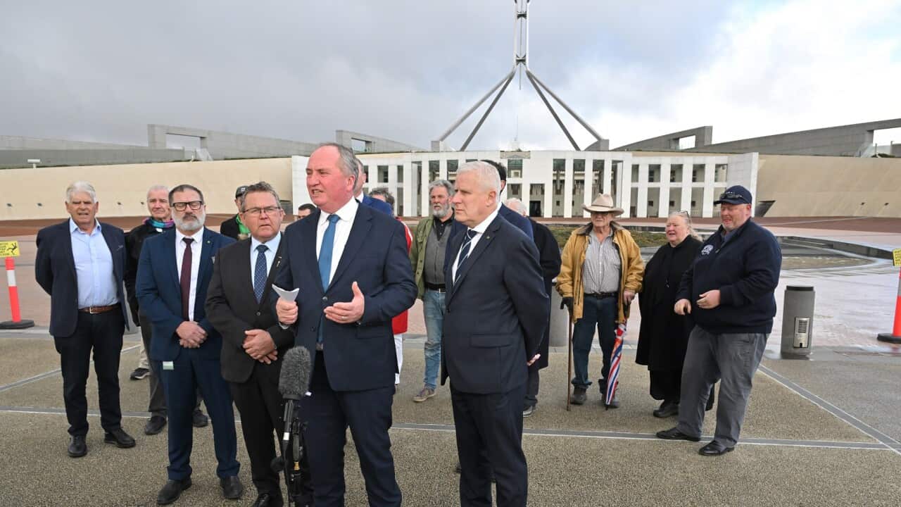 BARNABY JOYCE NET ZERO PRESSER