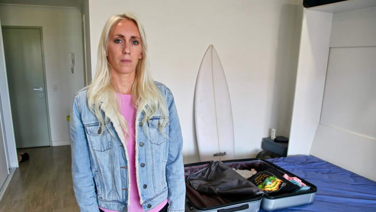 Brittney Lee worked at a disability sector and wants to see family in California.