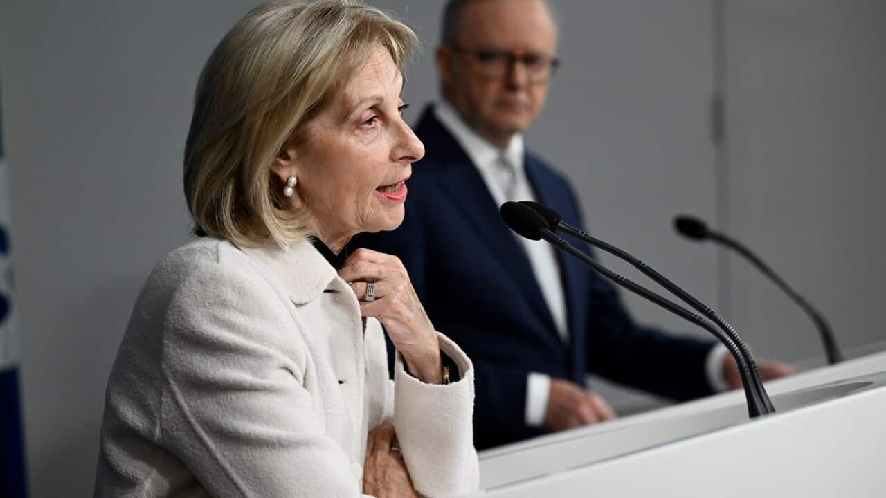 L'iniviata speciale sull'antisemitismo Jillian Segal presenta il suo rapporto insieme al primo ministro australiano Anthony Albanese.