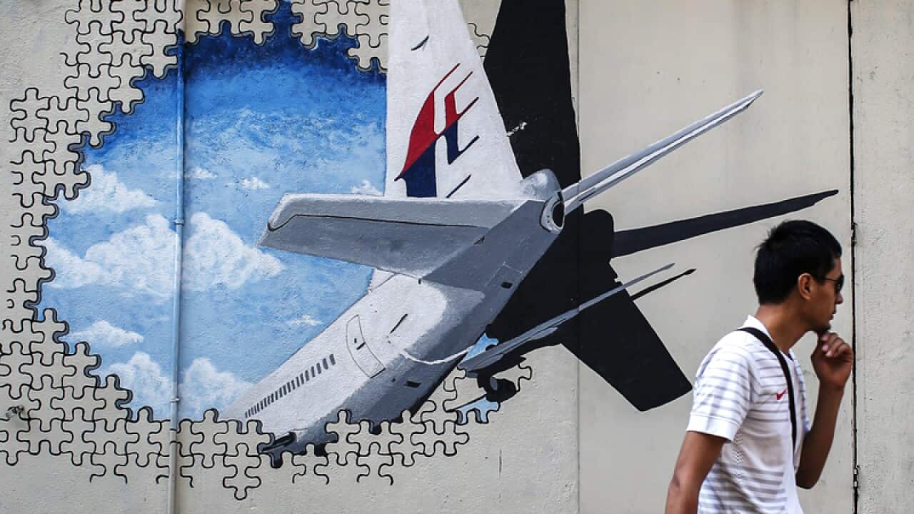 A Malaysia Airlines flight MH370