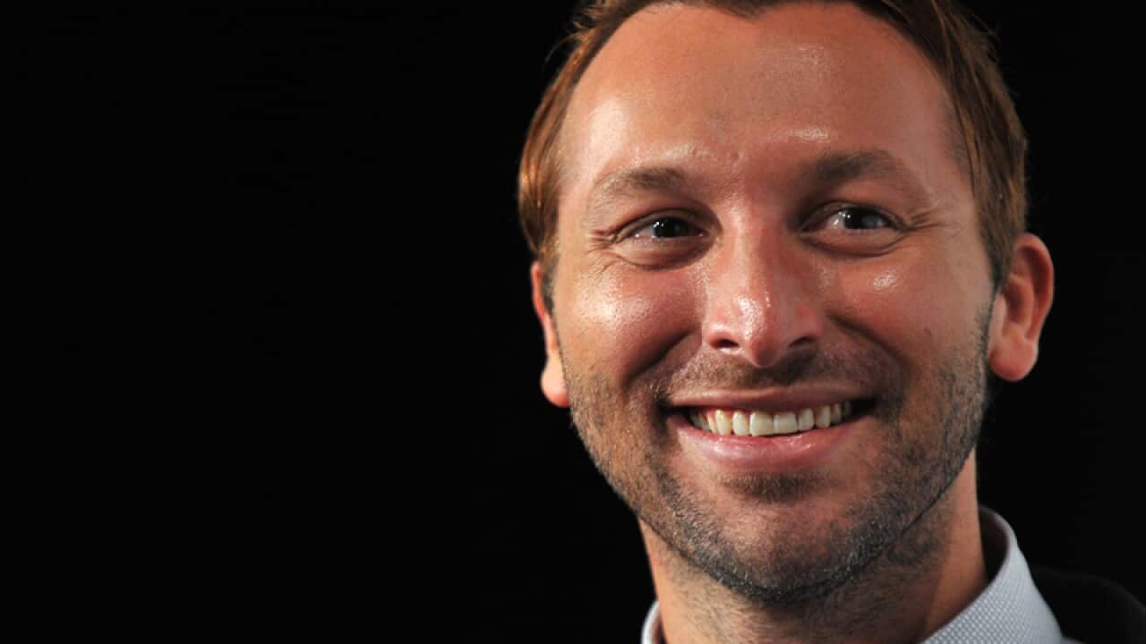 Olympic swimmer Ian Thorpe at a fundraiser