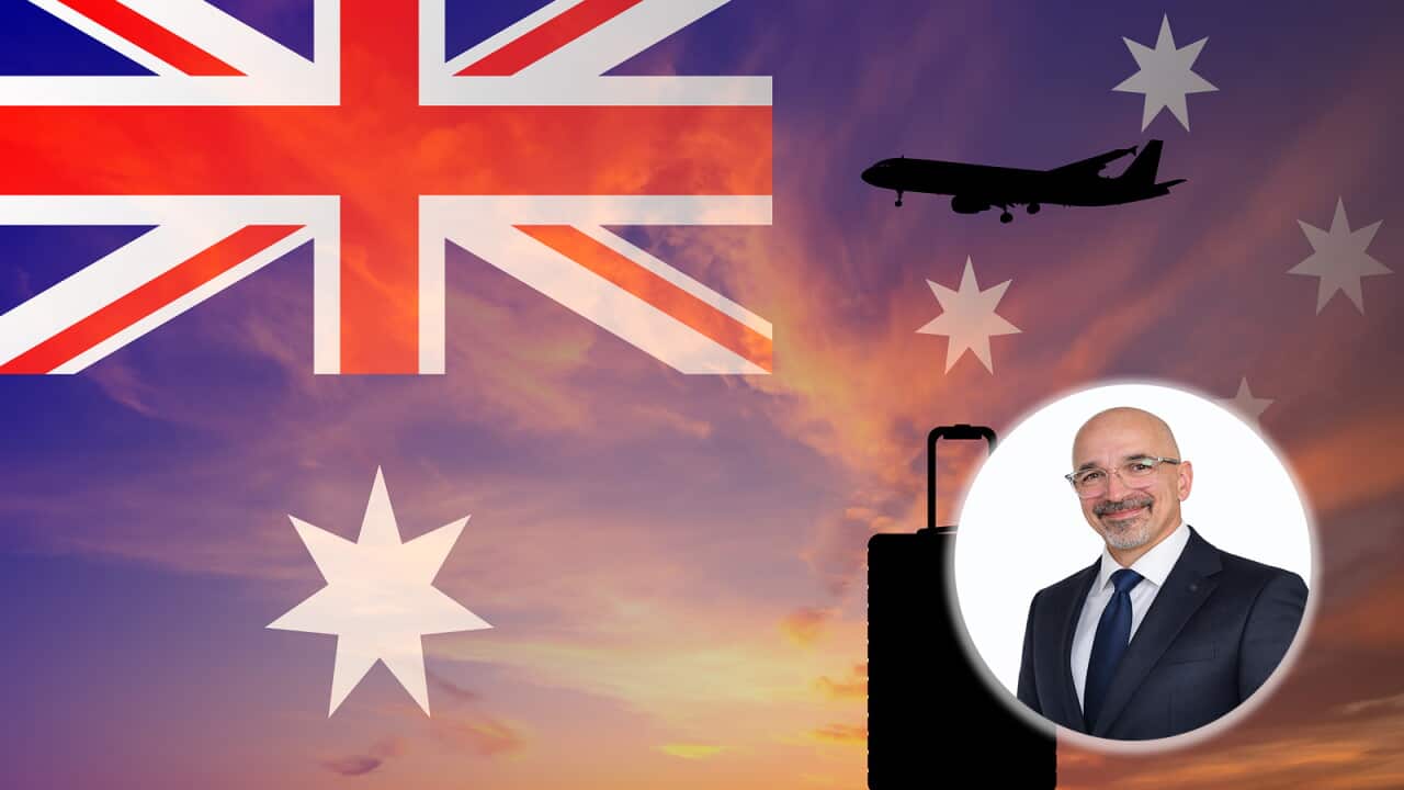 Australian flag and Migration Agent