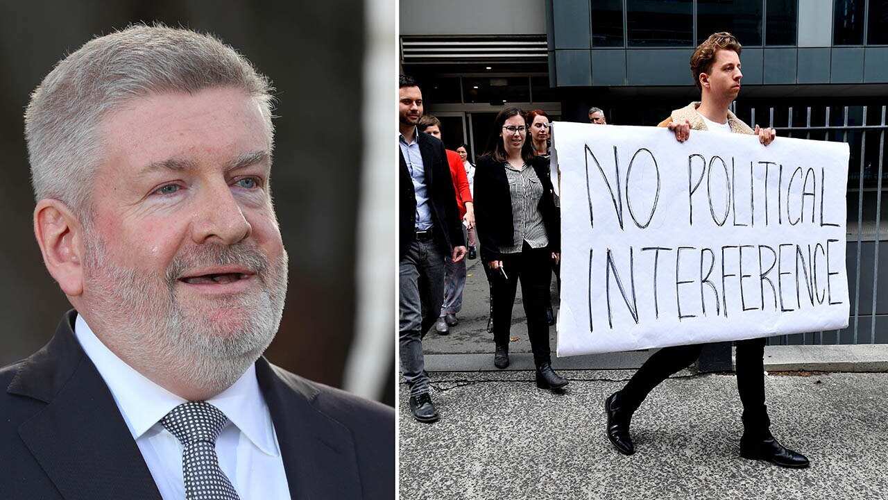 Comms minister Fifield denies any attempt to ‘involve myself in staffing matters’ at ABC
