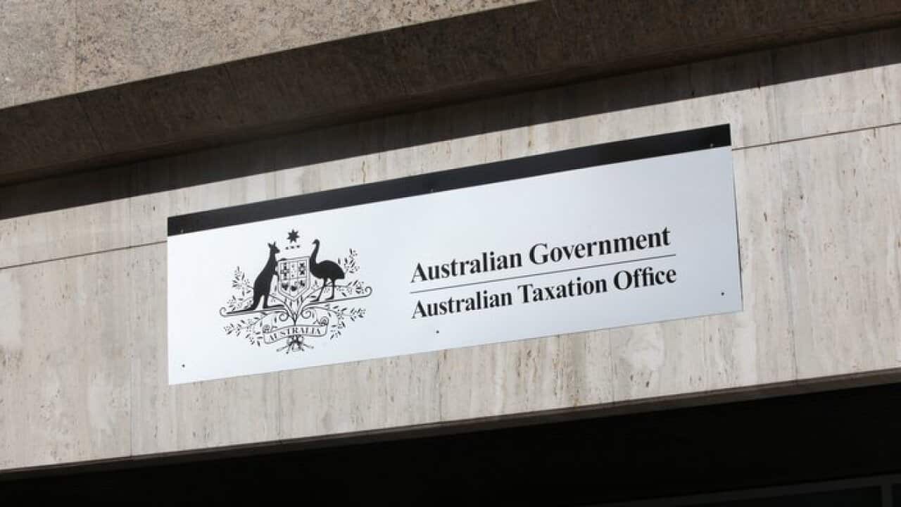 The exterior of the Australian Government Taxation Office in Sydney on Monday, May 28, 2012. (AAP Image/April Fonti) NO ARCHIVING