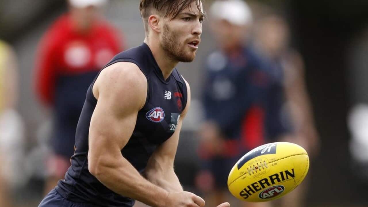 Jack Viney in action