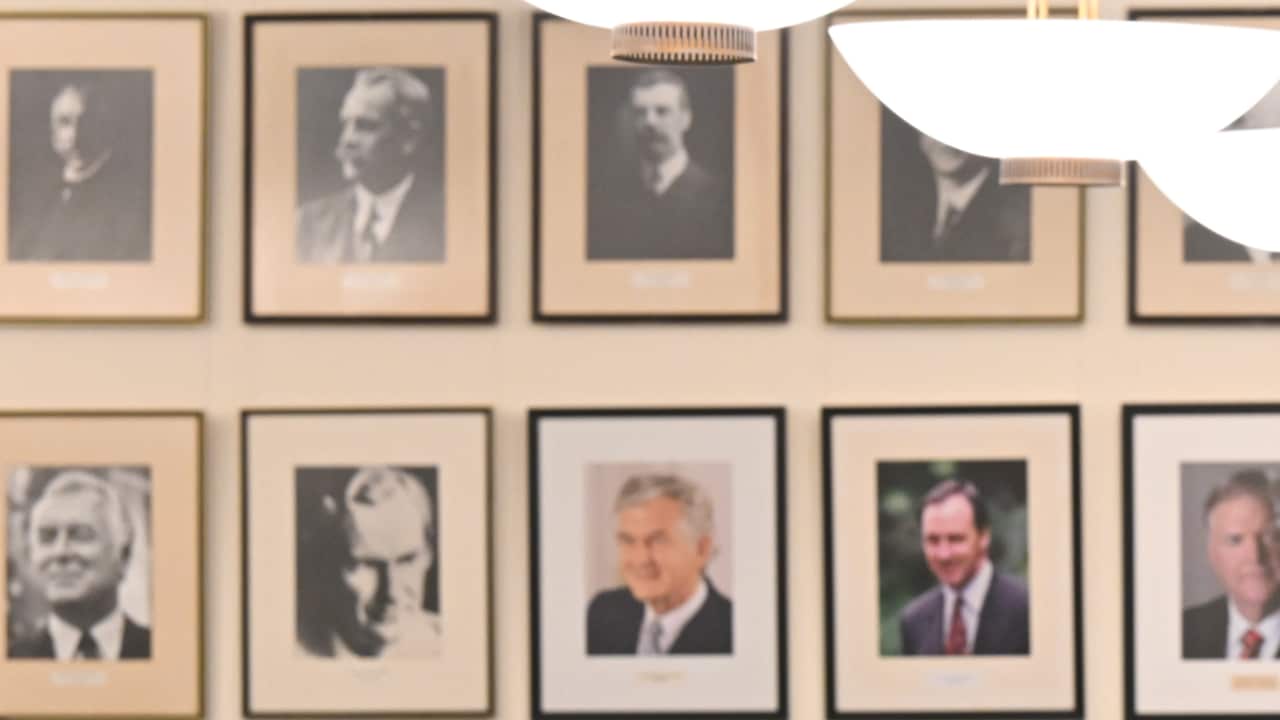Prime Minister Anthony Albanese addresses a caucus meeting at Parliament House in Canberra, Monday, July 25, 2022